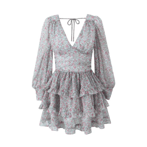 Spring Flowers Y2K Dress: Coquette Aesthetic with Cute Pastel Vibes