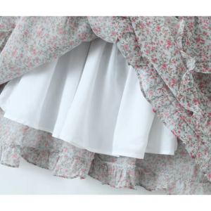 Spring Flowers Y2K Dress: Coquette Aesthetic with Cute Pastel Vibes