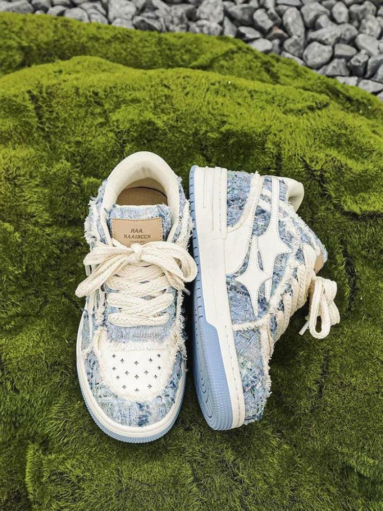 Star Patch Sneakers: Y2K Fashion Meets Coquette & Grunge Aesthetic