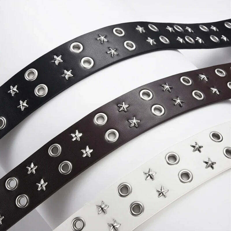 Star Studded Chain Belt - Y2K Fashion Accessory for Grunge & Coquette Aesthetic