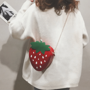 Strawberry Handbag: Y2K Fashion Essential for Coquette & Grunge Aesthetics