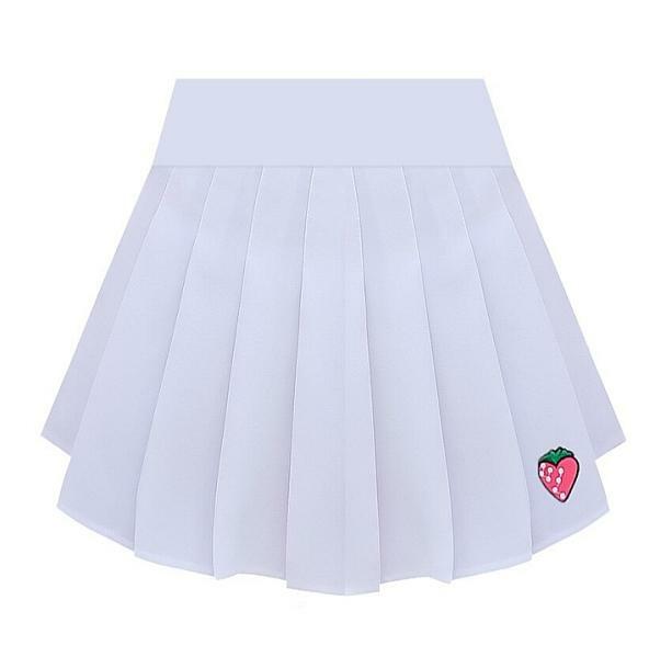 Strawberry Milk Cargo Skirt - Y2K Fashion, Coquette & Grunge Aesthetic