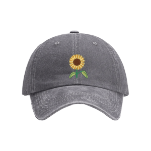 Sunflower Baseball Cap - Y2K Aesthetic Accessory for Cute Outfits