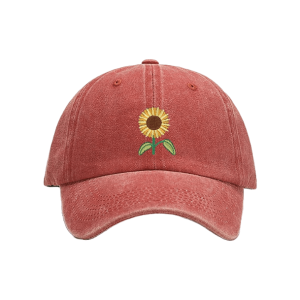 Sunflower Baseball Cap - Y2K Aesthetic Accessory for Cute Outfits