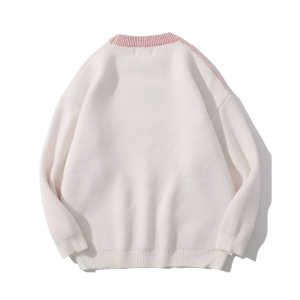 Sweet Vibes Y2K Sweater: Coquette Aesthetic & Grunge Style Top