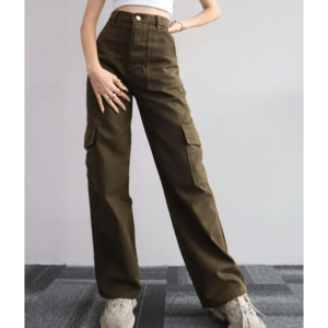 Trendy High Waist Cargo Skirt - Y2K Fashion, Grunge Aesthetic, Cute Tops