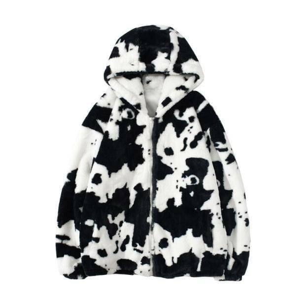 Trendy Moo Jacket: Y2K Fashion Meets Coquette & Grunge Aesthetic