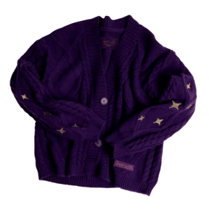 Trendy Purple Y2K Sweater - Cute Tops for Coquette & Grunge Aesthetic