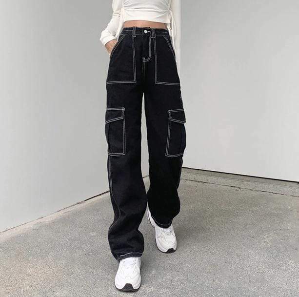 Trendy Y2K Baggy Jeans for Grunge & Coquette Aesthetic Outfits