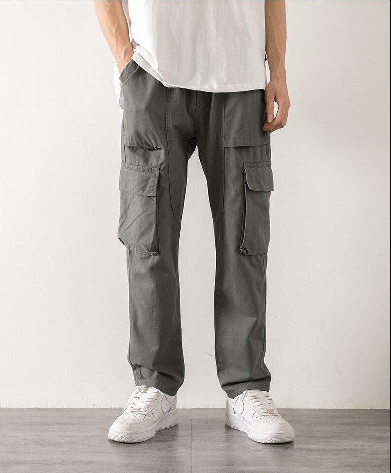 Trendy Y2K Straight Leg Cargo Pants for Grunge & Coquette Aesthetic