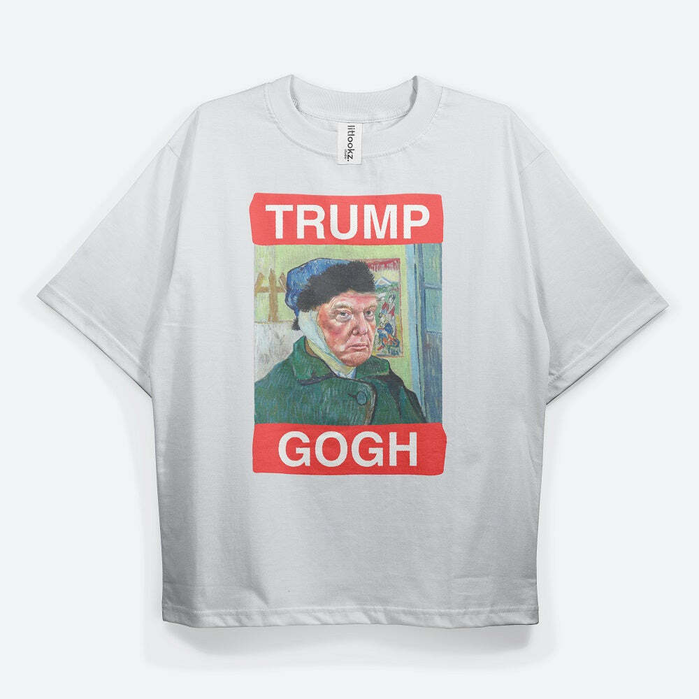 Tr*mp Gogh' Tee - Y2K Fashion with Coquette & Grunge Aesthetic Vibes