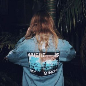 Where Is My Mind Y2K Jean Jacket - Grunge Aesthetic & Cute Tops