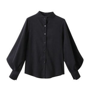 Y2K Aesthetic Dark Academia Blouse - Grunge & Coquette Style Top