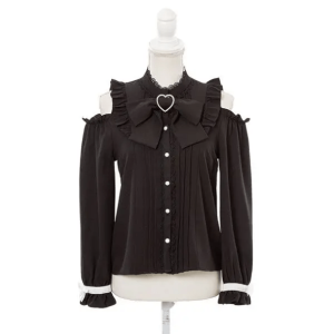 Y2K Aesthetic Kawaii Blouse - Cute Tops for Coquette & Grunge Styles