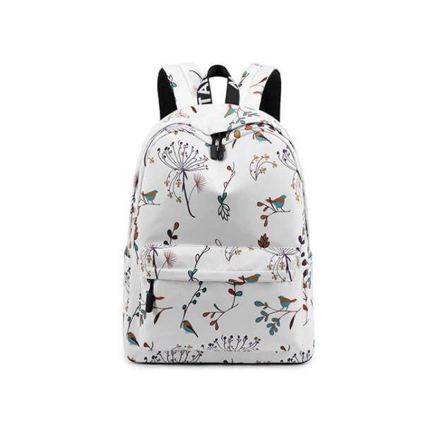 Y2K Aesthetic Plant Girl Backpack - Cute Pastel Goth & Grunge Style