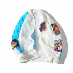 Y2K Aesthetic Windbreaker: Retro 90s Vibes for Grunge & Coquette Styles