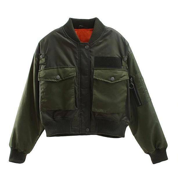 Y2K Army Girl Jacket: Grunge Aesthetic Meets Coquette Style