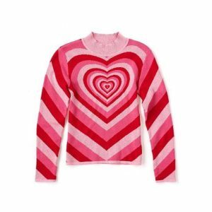 Y2K Baby Girl Sweater: Cute Tops for Coquette & Grunge Aesthetic