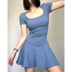 Y2K Balletcore Mini Dress: Cute Tops for Coquette & Grunge Aesthetic