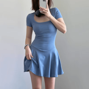 Y2K Balletcore Mini Dress: Cute Tops for Coquette & Grunge Aesthetic