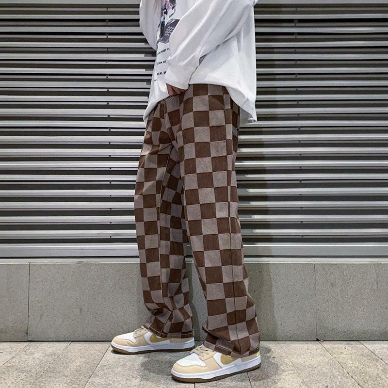 Y2K Checkered Pants: Trendy Grunge Aesthetic for Cute Y2K Outfits