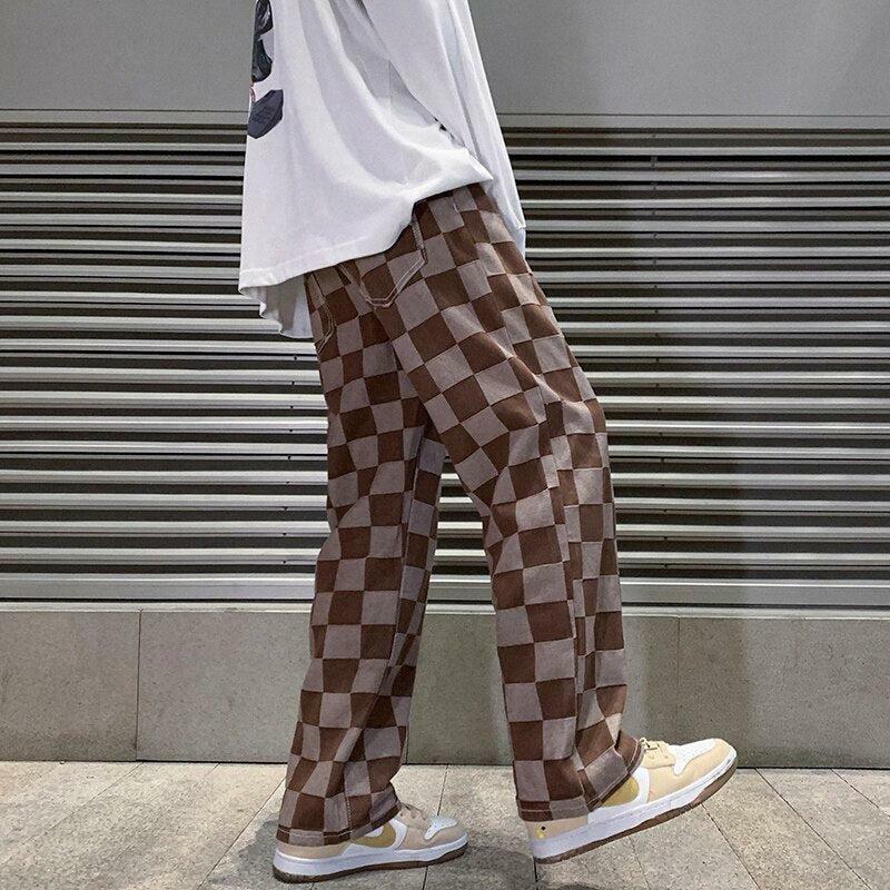 Y2K Checkered Pants: Trendy Grunge Aesthetic for Cute Y2K Outfits