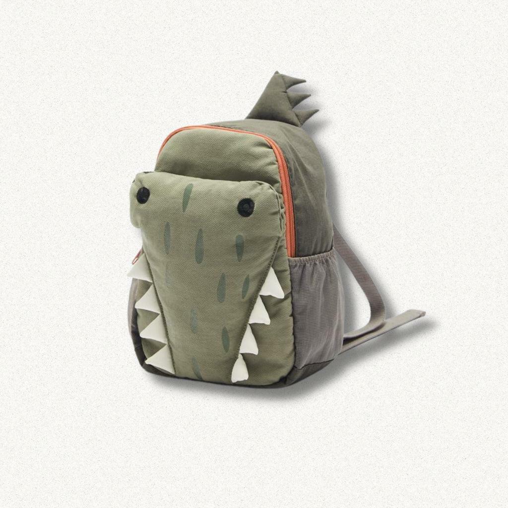 Y2K Crocodile Mini Backpack: Cute Aesthetic Bag for Grunge & Coquette Styles