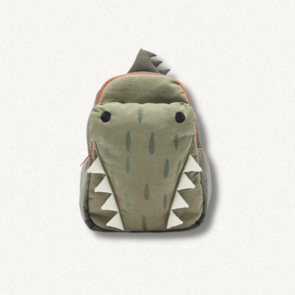 Y2K Crocodile Mini Backpack: Cute Aesthetic Bag for Grunge & Coquette Styles