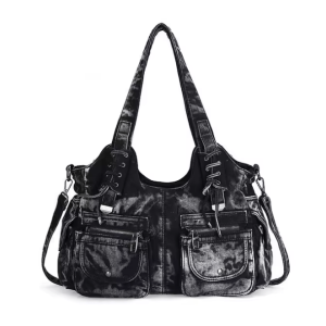 Y2K Denim Bag: Trendy Grunge Aesthetic & Coquette Style Essential