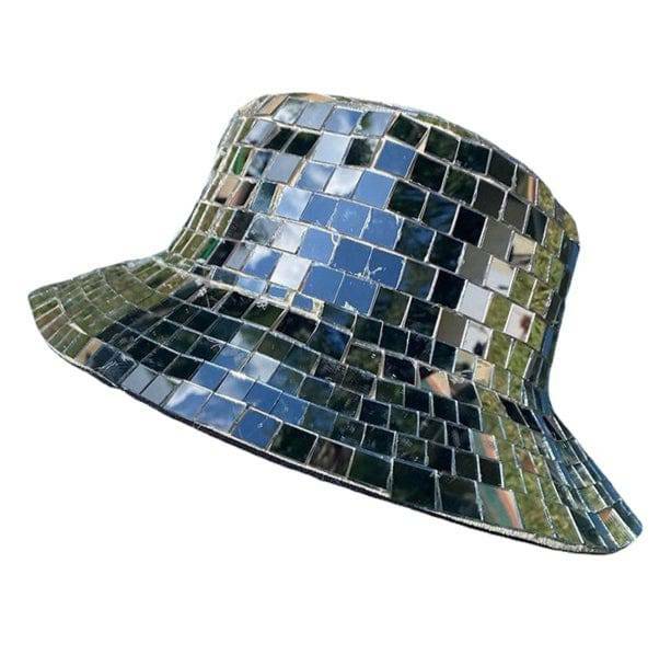 Y2K Disco Ball Hat: Cute Tops for Coquette & Grunge Aesthetic Outfits