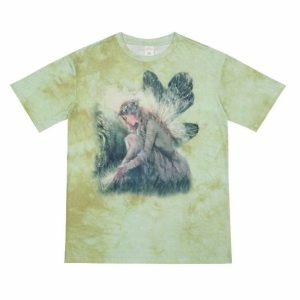 Y2K Fairycore T-Shirt: Cute Tops for Coquette & Grunge Aesthetic Lovers