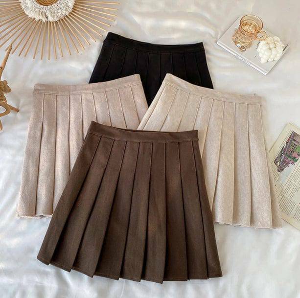 Y2K Fashion Brown College Cargo Skirt - Grunge & Coquette Aesthetic