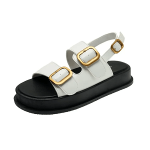 Y2K Fashion Buckle Platform Sandals - Cute Grunge Aesthetic Footwear