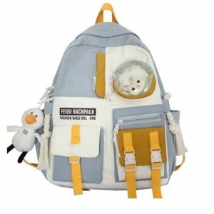 Y2K Fashion Bunny In The Pocket Backpack - Cute Aesthetic Bag