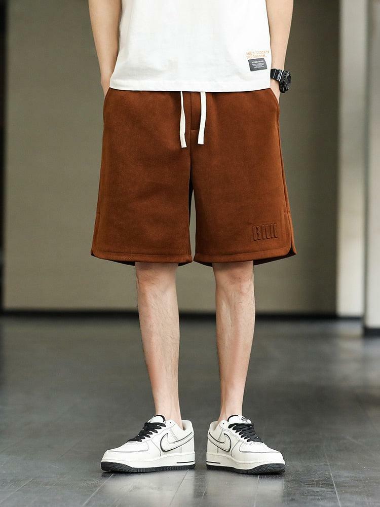 Y2K Fashion Drawstring Waist Oversize Sweatshorts for Grunge Aesthetic