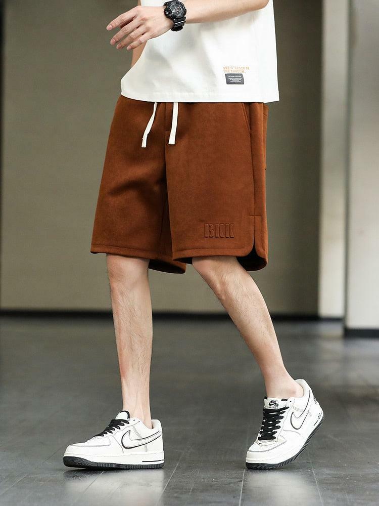 Y2K Fashion Drawstring Waist Oversize Sweatshorts for Grunge Aesthetic