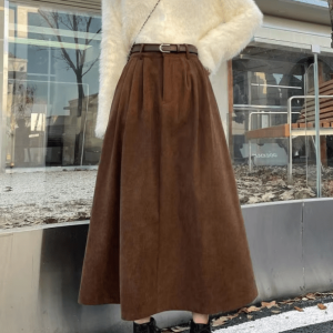 Y2K Fashion Fall Corduroy Skirt - Grunge Aesthetic & Cute Tops