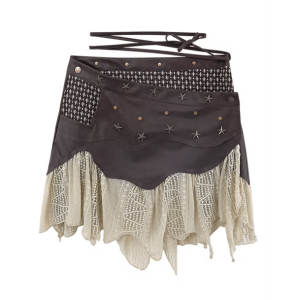 Y2K Fashion Forest Fairy Mini Skirt - Grunge Aesthetic & Cute Tops