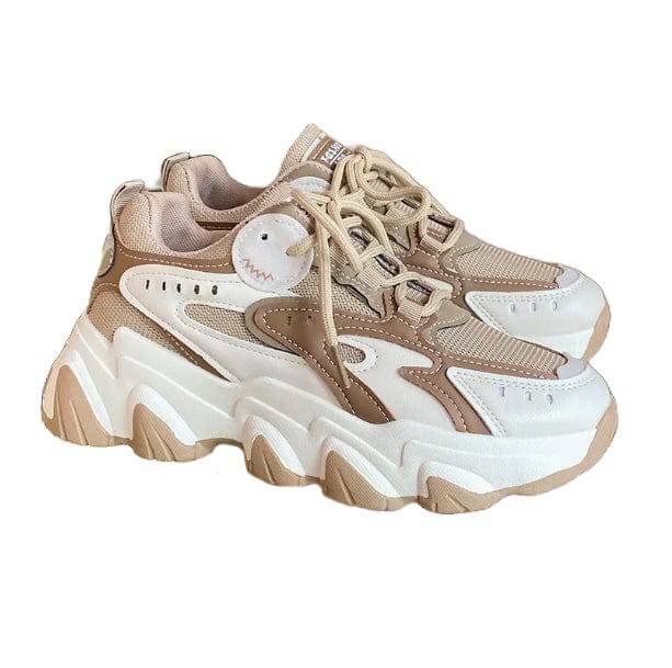 Y2K Fashion Khaki Sneakers: Grunge Aesthetic & Cute Tops Essential