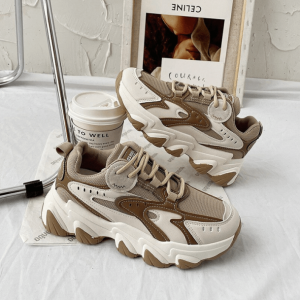 Y2K Fashion Khaki Sneakers: Grunge Aesthetic & Cute Tops Essential