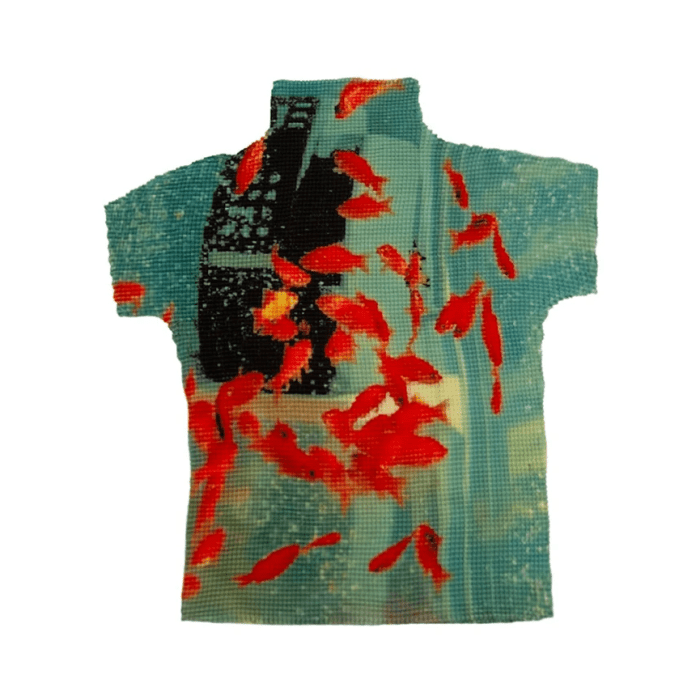 Y2K Fashion Koi Fish Top - Cute Aesthetic for Grunge & Coquette Styles