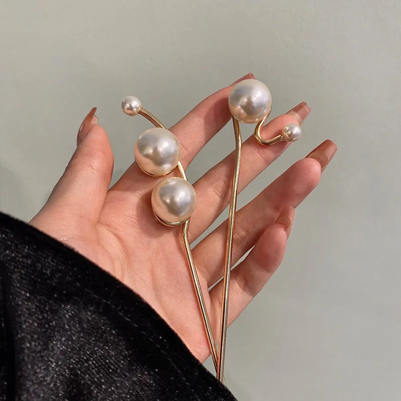 Y2K Fashion Pearl Hair Pins - Cute Coquette & Grunge Aesthetic Accessories