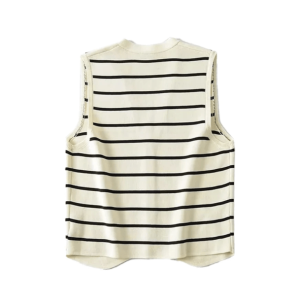 Y2K Fashion Sailor Knitted Vest - Cute Tops for Coquette & Grunge Aesthetic