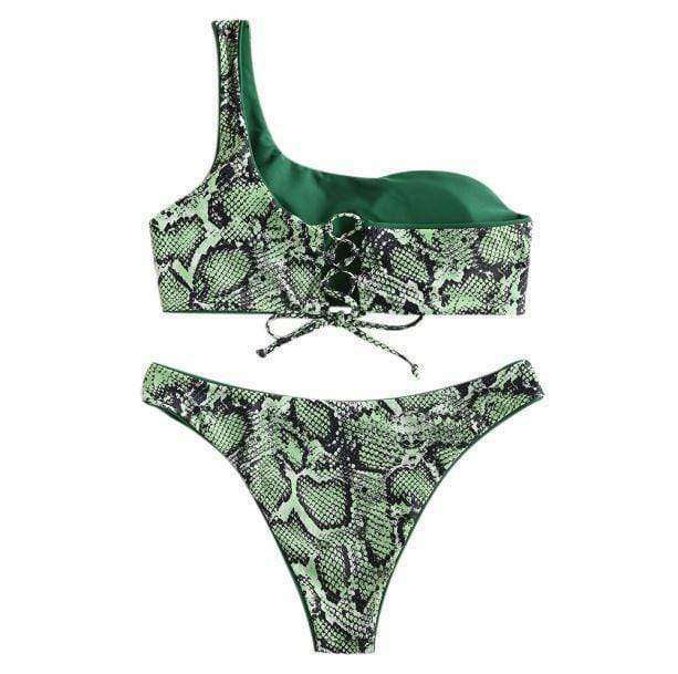 Y2K Fashion Snake Bite Swimwear: Cute Tops & Grunge Aesthetic Vibes