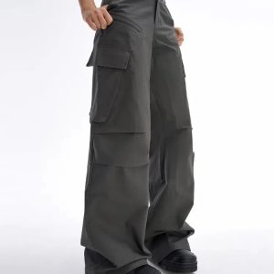 Y2K Fashion Streetwear Cargo Pants - Grunge Aesthetic & Cute Tops