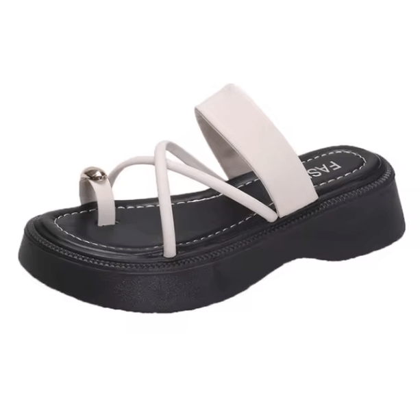 Y2K Fashion Summer Clip Toe Sandals - Cute Pastel Goth & Grunge Aesthetic