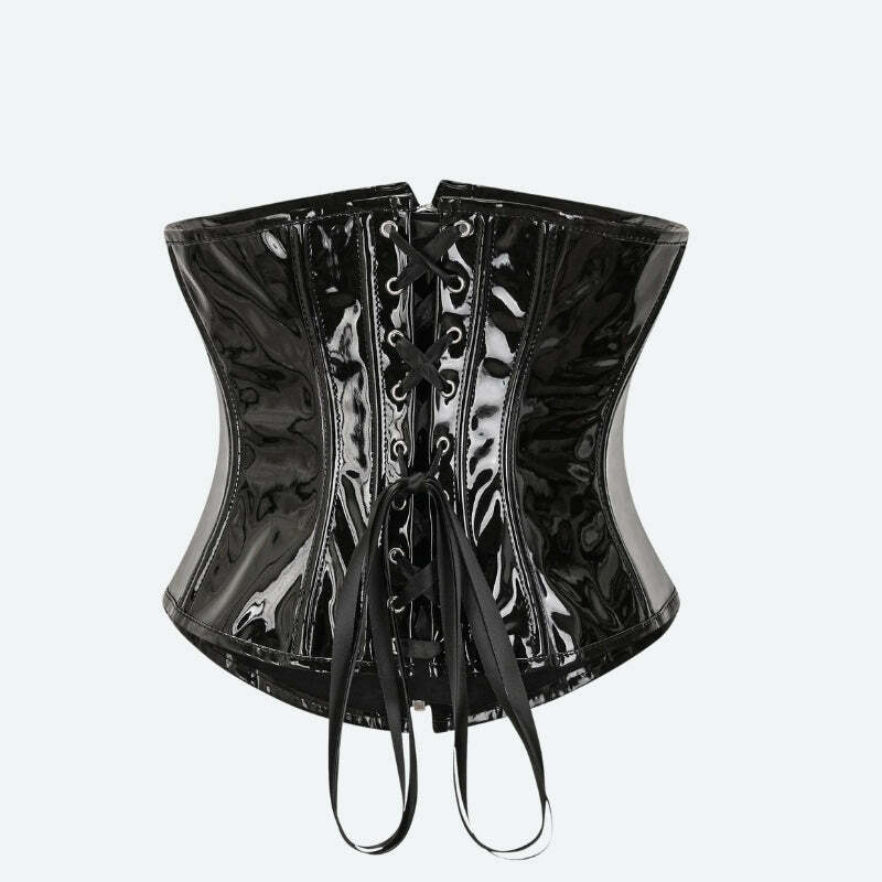 Y2K Fashion Underbust Corset: Grunge Aesthetic & Coquette Style Top