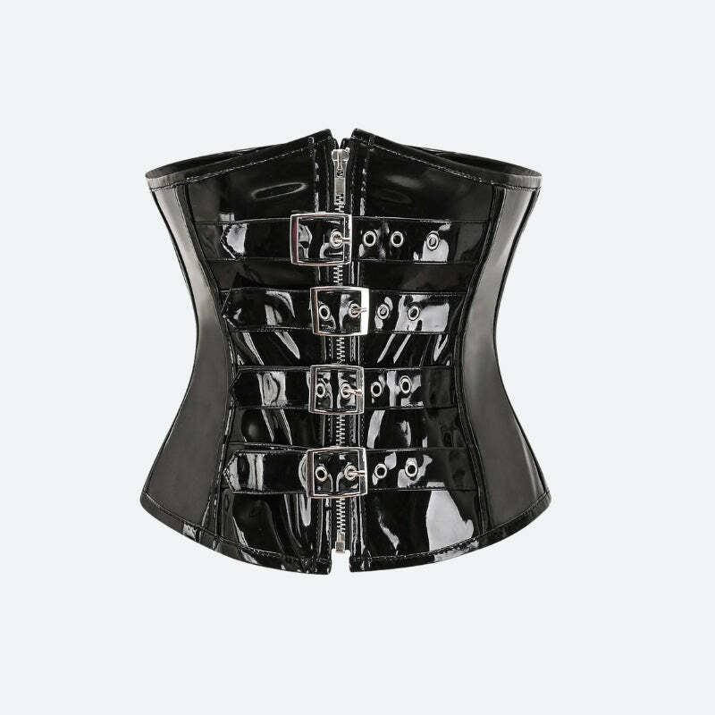 Y2K Fashion Underbust Corset: Grunge Aesthetic & Coquette Style Top