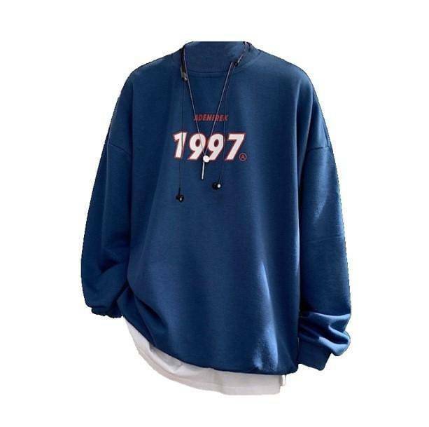 Y2K Grunge Aesthetic 90's Sweatshirt - Cute Tops for Retro Vibes