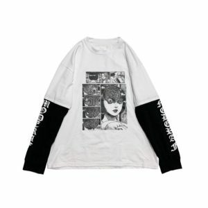 Y2K Grunge Aesthetic Sweatshirt - Cute Pastel Goth & Emo Style